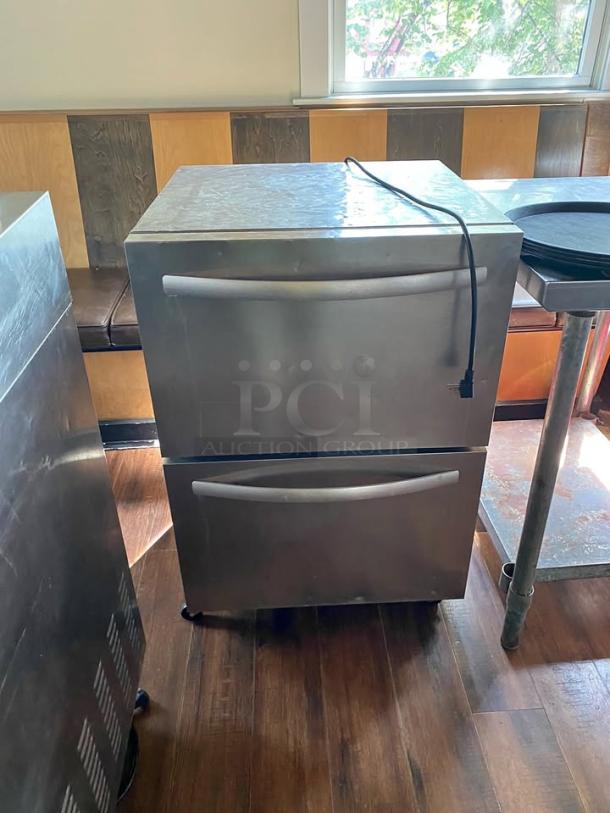 HCK Model D150 Outdoor Drawer Refrigerator - Two Drawers! Perfect for patios, outdoor kitchens, or even as extra refrigeration in a commercial setting. This unit offers convenient drawer access and durable construction. - Image 1 of 3