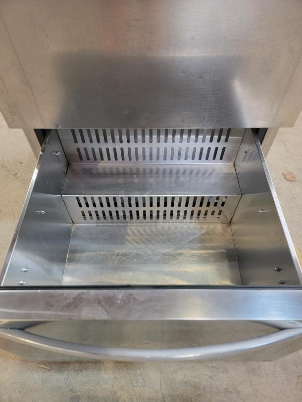 HCK D150 outdoor drawer refrigerator with two stainless steel drawers, ideal for patios. Tested and working condition.
