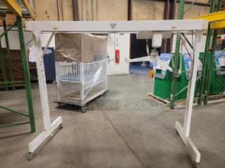 🏗️💪 Heavy-Duty Lifting System - 1000 lb Capacity! 🛠️📦Looking for a robust and mobile lifting solution? This professional-grade CM Personal Lift System, originally designed for patient transfer, is incredibly versatile and perfect for a variety of heavy-duty lifting tasks in your garage, workshop, small business, or even for creative projects! See important pickup information below 👇 - Item #1199626