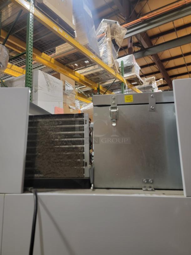 Norlake Scientific Freezer NSPF241WWW/0 in warehouse. Commercial-grade, robust construction, ideal for restaurant use.
