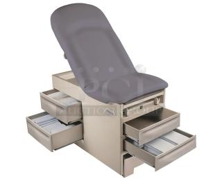 Brewer Access Examination Table, heavy duty, versatile use, with drawers for storage, ideal for medical or creative projects.