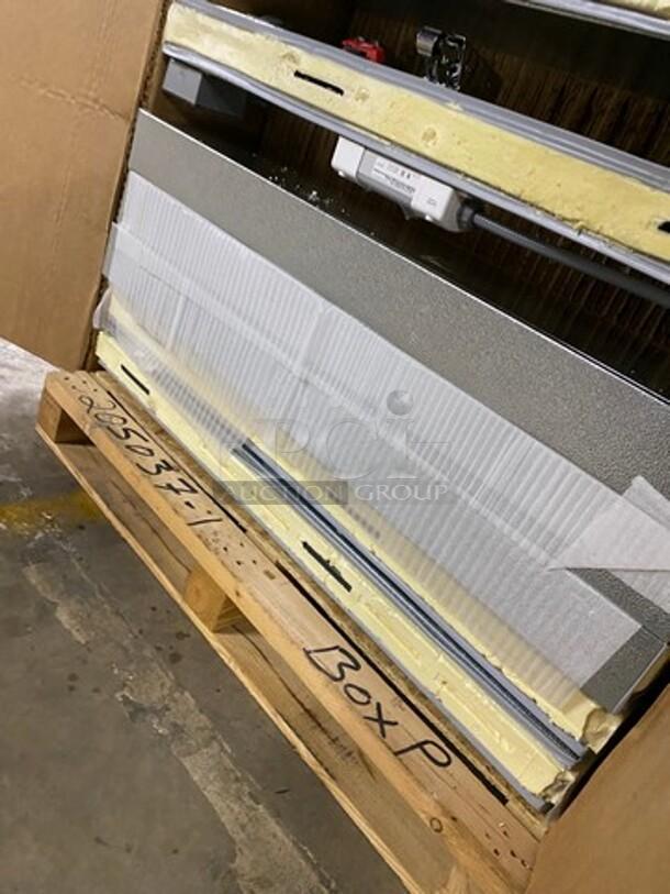 BRAND NEW! IN SHIPPING CRATE! Norlake Kold Locker Collection Commercial Heavy-Duty 6'x6' Indoor Walk-In Freezer Box! With Self-Contained Ceiling Mount Capsule Pak Refrigeration Compressor/Blower System! Model: KLF66-CR-M SN: 22030677/Model: CPF075JC-S-4-EV SN: 22030780! - Image 6 of 10