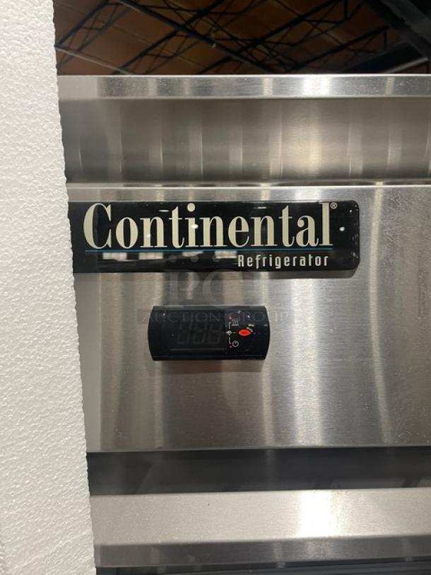 NEW! Continental Commercial Stainless Steel Solid 2 Door Reach In Refrigerator! Energy Star Certified! Model: 2RN SN: 16226285! - Image 6 of 9