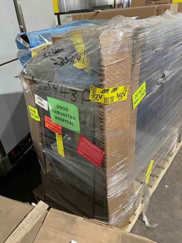NEW! SCRATCH-N-DENT! Dinex Commercial Stainless Steel 3-Silo Colossus Plate Heater Dispenser! Model: DXPSBH3P! On Casters! - Image 3 of 13