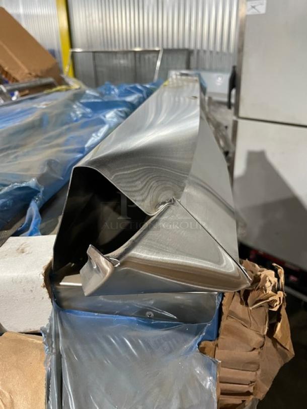 NEW! SCRATCH-N-DENT! Dinex Commercial Stainless Steel 3-Silo Colossus Plate Heater Dispenser! Model: DXPSBH3P! On Casters! - Image 10 of 13