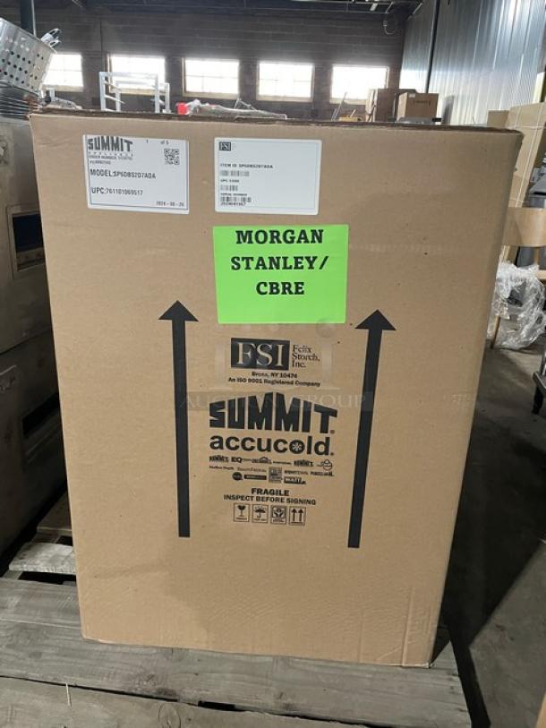 BRAND NEW! Summit! 2024! Late Model! Accucold Series Commercial Stainless Steel 2 Drawer 24" Wide All-Refrigerator! Model: SP6DBS2D7ADA SN: 2024041067! - Image 2 of 6