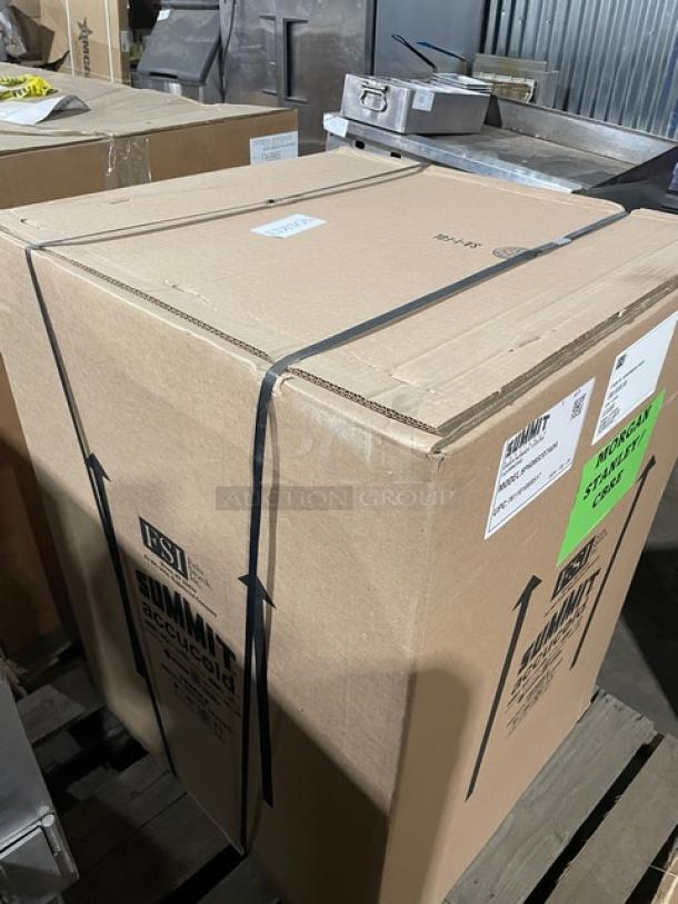 BRAND NEW! Summit! 2024! Late Model! Accucold Series Commercial Stainless Steel 2 Drawer 24" Wide All-Refrigerator! Model: SP6DBS2D7ADA SN: 2024041067! - Image 4 of 6