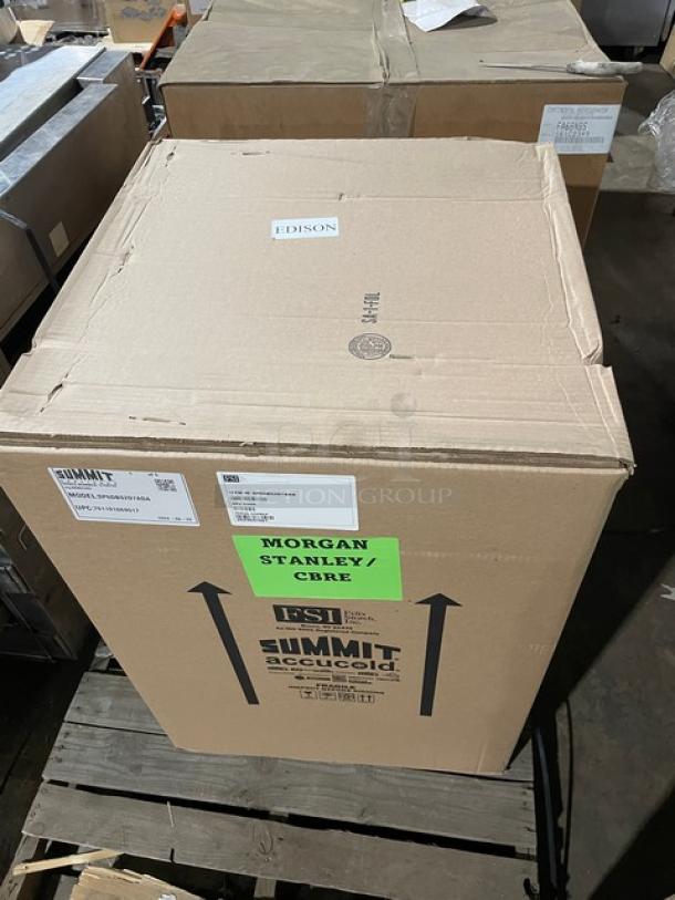 BRAND NEW! Summit! 2024! Late Model! Accucold Series Commercial Stainless Steel 2 Drawer 24" Wide All-Refrigerator! Model: SP6DBS2D7ADA SN: 2024041067! - Image 6 of 6
