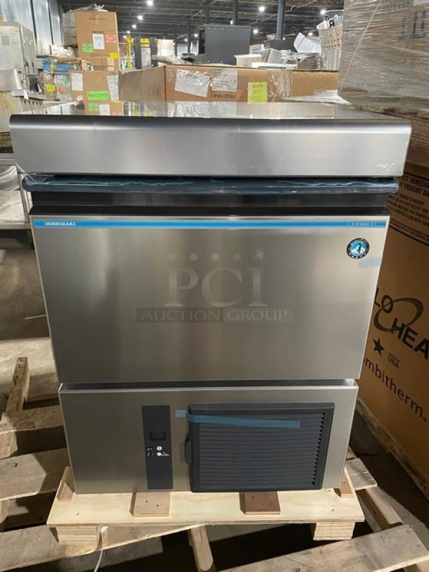 BRAND NEW! Hoshizaki Commercial Stainless Steel Electric Powered Air-Cooled Undercounter Sphere Cube Ice Making Machine/36 Lb. Bin Combo! Model: IM-50BAA-Q SN: K209055K! 115V 1 Phase! - Image 5 of 14