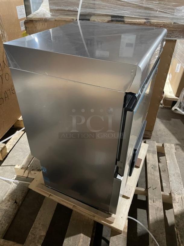 BRAND NEW! Hoshizaki Commercial Stainless Steel Electric Powered Air-Cooled Undercounter Sphere Cube Ice Making Machine/36 Lb. Bin Combo! Model: IM-50BAA-Q SN: K209055K! 115V 1 Phase! - Image 6 of 14
