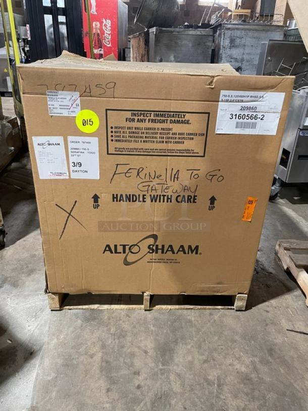 BRAND NEW! Alto-Shaam! 2022! Late Model! Halo Heat Series Commercial Stainless Steel Low Temperature Holding Cabinet! Model: 750-S SN: 3160566-2! 120V 1 Phase! On Casters! - Image 2 of 13