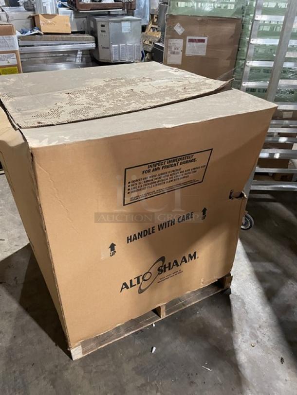 BRAND NEW! Alto-Shaam! 2022! Late Model! Halo Heat Series Commercial Stainless Steel Low Temperature Holding Cabinet! Model: 750-S SN: 3160566-2! 120V 1 Phase! On Casters! - Image 4 of 13