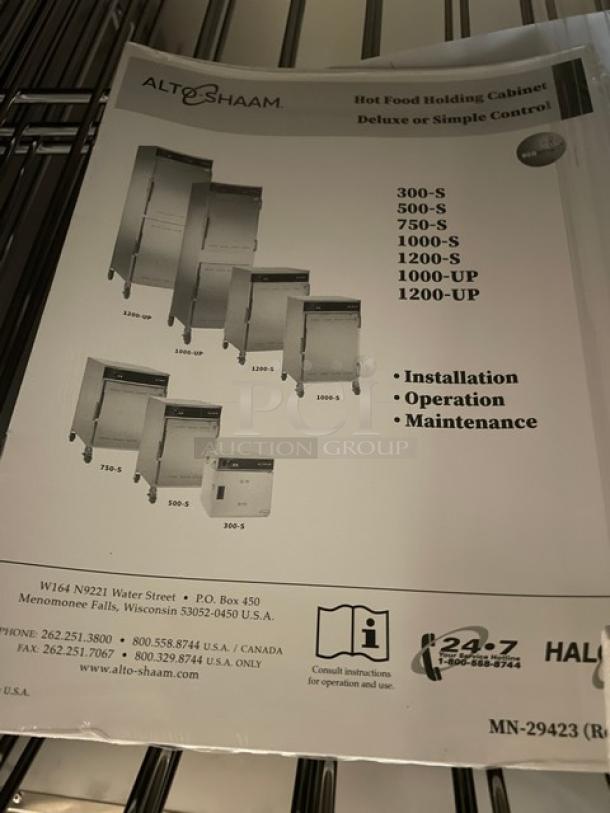 BRAND NEW! Alto-Shaam! 2022! Late Model! Halo Heat Series Commercial Stainless Steel Low Temperature Holding Cabinet! Model: 750-S SN: 3160566-2! 120V 1 Phase! On Casters! - Image 10 of 13