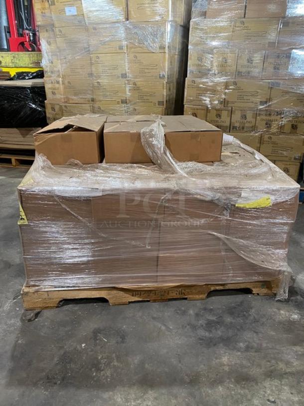 BRAND NEW! FULL PALLET! BagCraft EcoCraft Series Commercial Grease Resistant 9”x10” Unprinted Double Open Bag/Deli Wrap/Cone Basket Liners! 1,000 Per Case! Model: 300101! 42X Your Bid! - Image 2 of 5