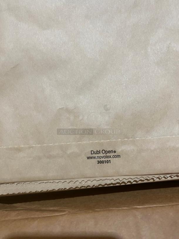BRAND NEW! FULL PALLET! BagCraft EcoCraft Series Commercial Grease Resistant 9”x10” Unprinted Double Open Bag/Deli Wrap/Cone Basket Liners! 1,000 Per Case! Model: 300101! 42X Your Bid! - Image 5 of 5