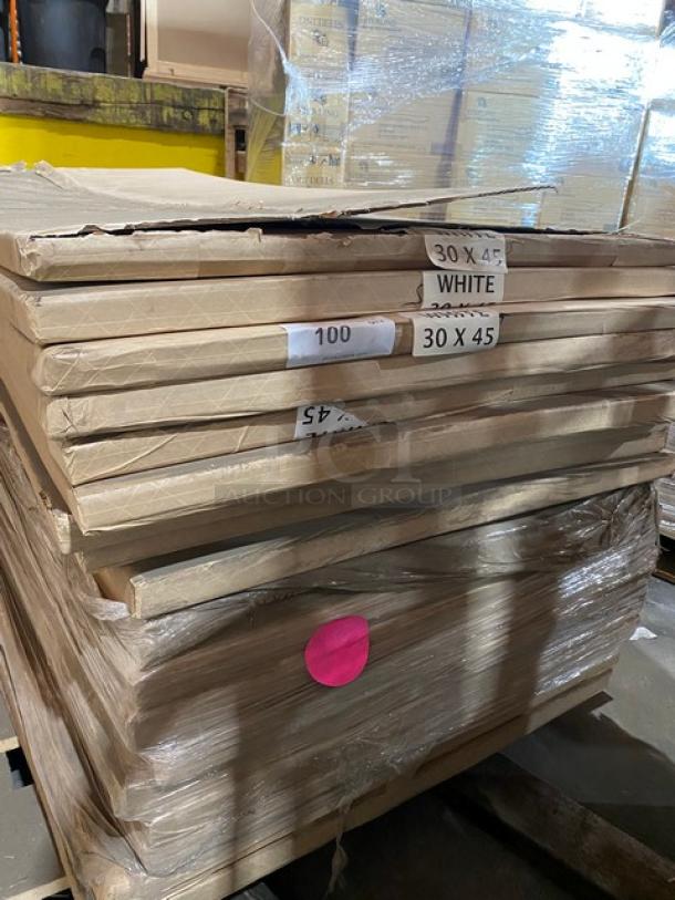 BRAND NEW! FULL PALLET! Commercial White 30”x40” Butcher Paper! 19X Your Bid! - Image 1 of 4