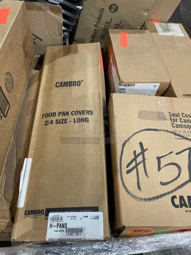 BRAND NEW! MIXED PALLET! Cambro Camwear Series Commercial Black 1/6-Size 2.5" Deep Food Pan! Model: 62CW110! With Cambro Camwear Series Commercial Clear 1/6-Size 5" Deep Colander Pan! Model: 65CLRCW135! With Cambro Commercial Beige 9" Serving Tongs! Model: TG9133! & Much MORE! 126X Your Bid! - Image 7 of 8