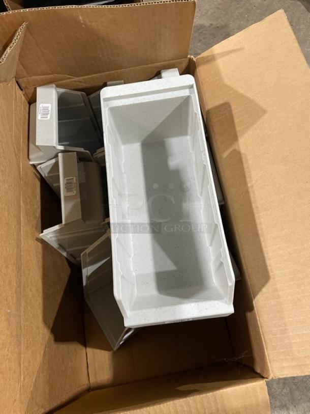 BRAND NEW! MIXED PALLET! Cambro Commercial Speckled Gray 12"x5" Versa Organizer Bin! Model: 5412CBP480! With Cambro H-Pan Series Commercial Amber 1/4-Size 2.5" Deep High-Heat Food Pan! Model: 42HP150! With Cambro H-Pan Series Commercial Amber 1/4-Size 6" Deep High-Heat Food Pan! Model: 46HP150! With Cambro Camwear Series Commercial Black 1/6-Size Food Pan Lid/Cover! Model: 60CWCH110! & More! 72X Your Bid! - Image 10 of 11