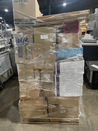 BRAND NEW! MIXED PALLET! With Lorell Commercial Aluminum Framed 18