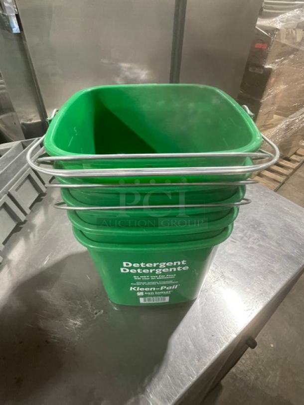 BRAND NEW! MIXED PALLET! Vollrath Super Pan V Series Commercial Stainless Steel Full-Size 4" Deep Anti-Jam Perforated Steam Pan! Model: 30043! With Vollrath Commercial Stainless Steel 1.25 Oz. Squeeze Disher/Scooper! Model: 47156! With Choice Commercial Stainless Steel 8 Qt. Mixing Bowl! Model: 407SSMXB38! With Nemco Commercial 1" Square Cut Replacement Blade Set! Model: 536-4! With Taylor Commercial Indoor/Outdoor Stick On Thermometer! Model: 5380N! With Winco Commercial Clear 32 Oz. Scoop! Model: PS-32! With Winco Commercial Aluminum 5.5 Qt. Fryer/Pasta Pan! Model: ALSP-5! With Update International Commercial Yellow Foldable "Wet Floor" Sign! Model: WFC-27! With Rubbermaid WaveBrake Series Commercial Yellow 35 Qt. Mobile Mop Bucket! With Casters! Model: 2064914! With Vollrath Wear-Ever Series Commercial Tapered Aluminum 10 Qt. Saucepan! Model: 68310! & MUCH MORE! 80X Your Bid! - Image 5 of 11