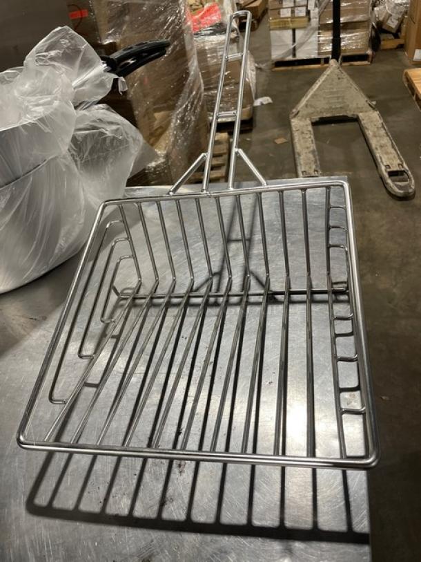 BRAND NEW! MIXED PALLET! Vollrath Super Pan V Series Commercial Stainless Steel Full-Size 4" Deep Anti-Jam Perforated Steam Pan! Model: 30043! With Vollrath Commercial Stainless Steel 1.25 Oz. Squeeze Disher/Scooper! Model: 47156! With Choice Commercial Stainless Steel 8 Qt. Mixing Bowl! Model: 407SSMXB38! With Nemco Commercial 1" Square Cut Replacement Blade Set! Model: 536-4! With Taylor Commercial Indoor/Outdoor Stick On Thermometer! Model: 5380N! With Winco Commercial Clear 32 Oz. Scoop! Model: PS-32! With Winco Commercial Aluminum 5.5 Qt. Fryer/Pasta Pan! Model: ALSP-5! With Update International Commercial Yellow Foldable "Wet Floor" Sign! Model: WFC-27! With Rubbermaid WaveBrake Series Commercial Yellow 35 Qt. Mobile Mop Bucket! With Casters! Model: 2064914! With Vollrath Wear-Ever Series Commercial Tapered Aluminum 10 Qt. Saucepan! Model: 68310! & MUCH MORE! 80X Your Bid! - Image 10 of 11