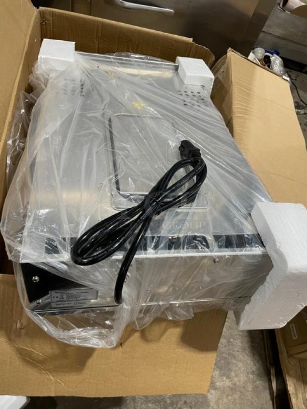 BRAND NEW! AdCraft Commercial Stainless Steel Electric Powered Heated Proofer/Warmer Control Drawer! Model: PW-120H SN: 1716253! 110V! - Image 6 of 6