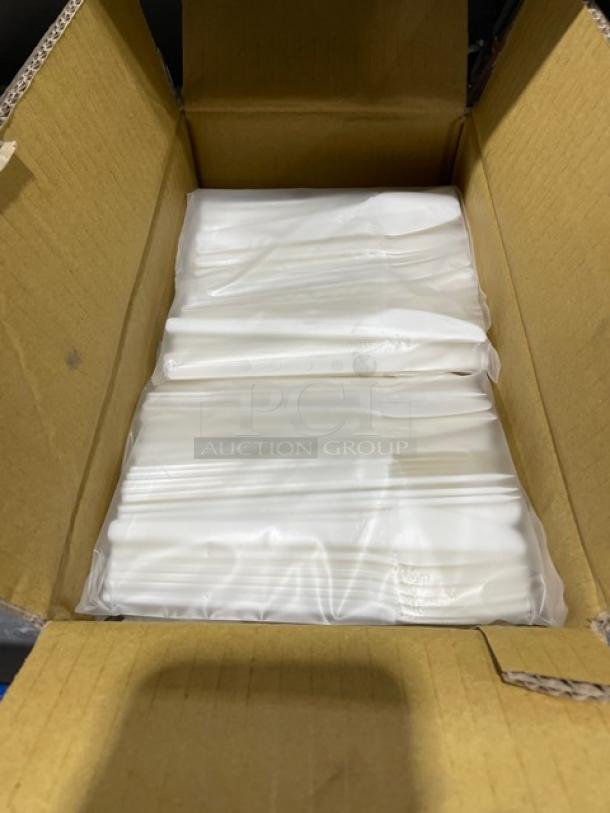Box of Sterling Commercial White 6.5” Compostable Knives, 50 per bag, brand new, Model: MM-GP3KN651M.