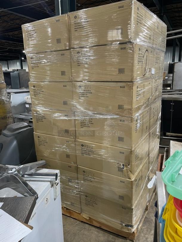 BRAND NEW! FULL PALLET! Direct Pack Commercial Black 10"x10" Microwavable Take-Out/Entrée Container Base! 220 Per Case! Model DPI-10-PP-B! 28X Your Bid! - Image 3 of 7