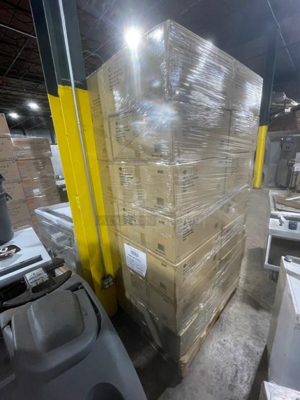 BRAND NEW! FULL PALLET! Direct Pack Commercial Black 10"x10" Microwavable Take-Out/Entrée Container Base! 220 Per Case! Model DPI-10-PP-B! 28X Your Bid! - Image 4 of 7