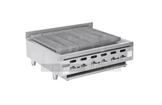 BRAND NEW! Vulcan Achiever Series Commercial Stainless Steel Natural Gas Powered Countertop Radiant Char Broiler! With Cast Iron Diamond Grates! Model: VACB36-101 SN: 650229025!