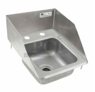 BRAND NEW! John Boos Pro-Bowl Series Commercial Stainless Steel 9"x9" Single Compartment 5" Deep Drop-In Sink! With Back & Side Splashes! Model: PB-DISINK090905-SSLR!