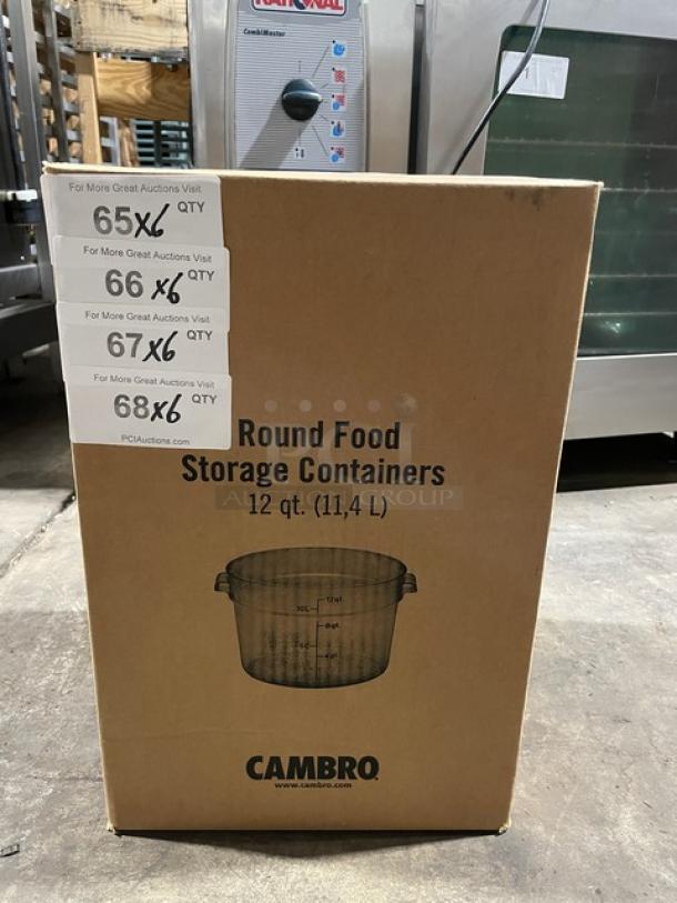 BRAND NEW! Cambro Commercial White Round 12 Qt. Food Storage Container! Model: RFS12148! 6X Your Bid! - Image 2 of 6