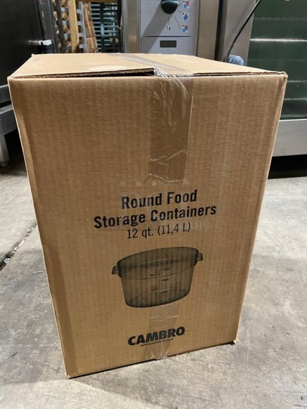 BRAND NEW! Cambro Commercial White Round 12 Qt. Food Storage Container! Model: RFS12148! 6X Your Bid! - Image 3 of 6