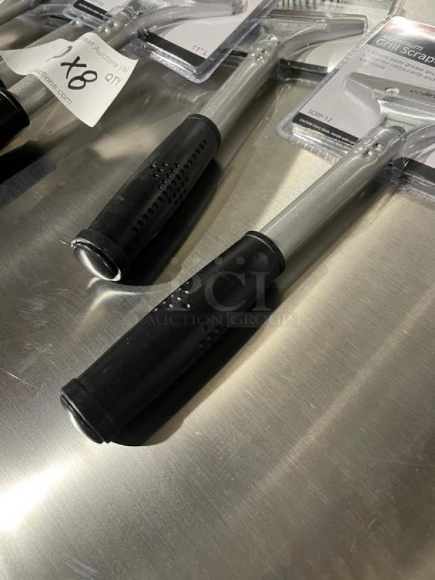 BRAND NEW! Winco Commercial Aluminum Handheld Economy Scraper! With 4” Blade! With Black PVC Grip Handle! Model: SCRP-12! 9X Your Bid! - Image 6 of 7