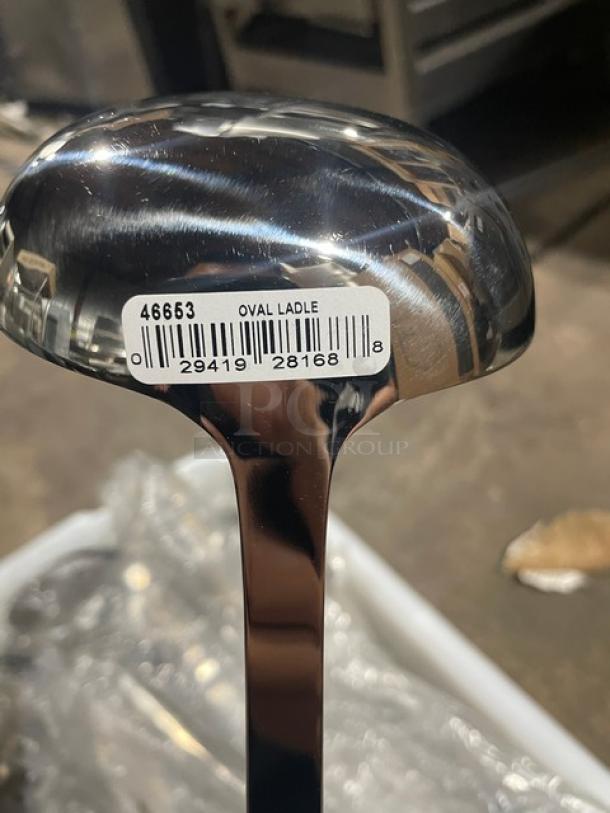 BRAND NEW! Vollrath Windway Series Commercial Stainless Steel 6 Oz. Oval Ladle! With Finger Grip Style Handle! Model: 46653! 40X Your Bid! - Image 8 of 9