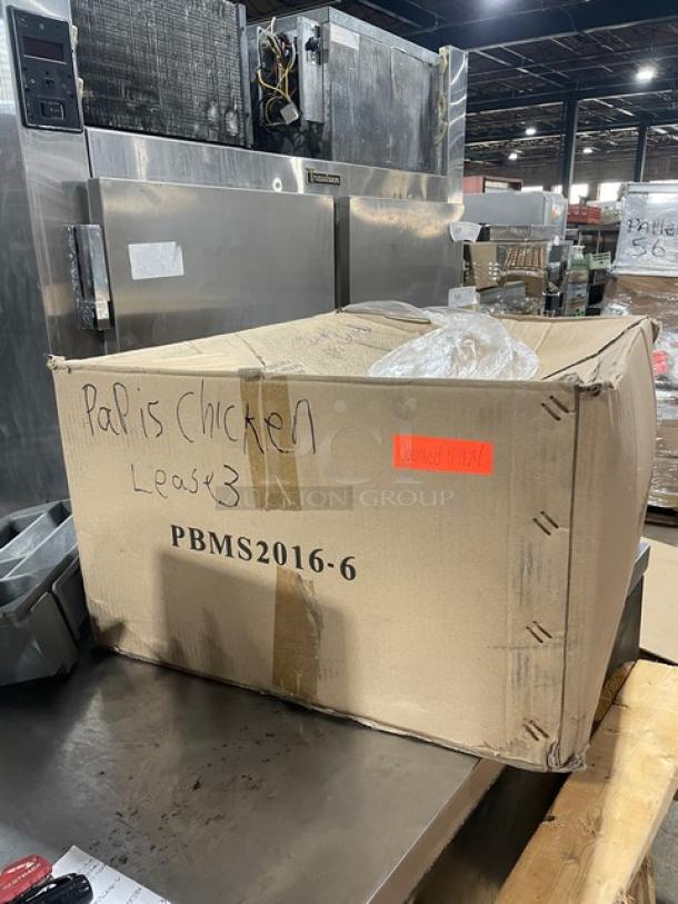 BRAND NEW! John Boos Commercial Stainless Steel Floor Mounted 20"x16" Single Compartment 6" Deep Mop Sink! - Image 4 of 8