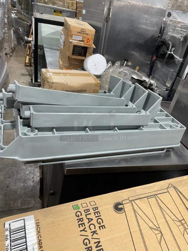 BRAND NEW! Continental Commercial Gray Heavy Duty 2-Tier Utility Cart! Model: 5800GY! - Image 5 of 6