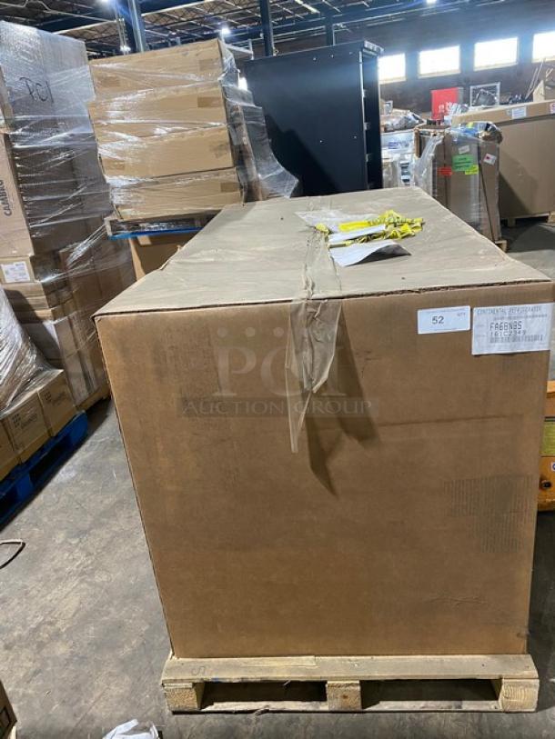 BRAND NEW! Continental Commercial Stainless Steel 2-1/2 Door 68" Extra-Deep Worktop Freezer! With Back Splash! Model: FA68NBS SN: 161C2349! 115V 1 Phase! - Image 2 of 11