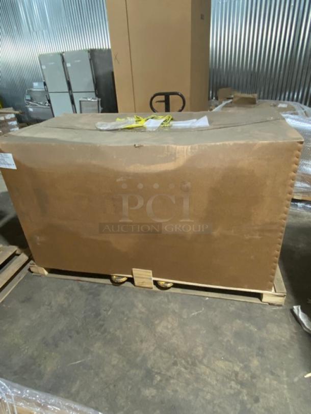 BRAND NEW! Continental Commercial Stainless Steel 2-1/2 Door 68" Extra-Deep Worktop Freezer! With Back Splash! Model: FA68NBS SN: 161C2349! 115V 1 Phase! - Image 3 of 11