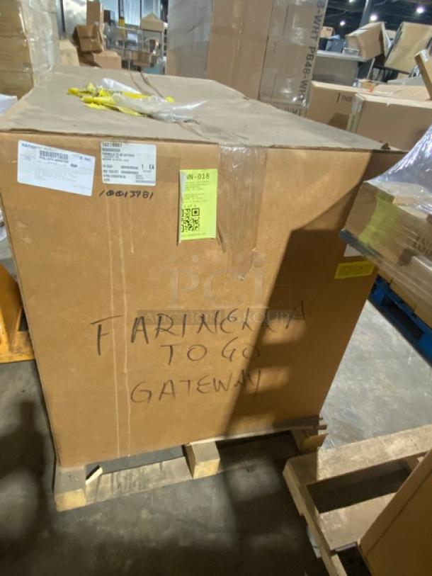 BRAND NEW! Continental Commercial Stainless Steel 2-1/2 Door 68" Extra-Deep Worktop Freezer! With Back Splash! Model: FA68NBS SN: 161C2349! 115V 1 Phase! - Image 4 of 11