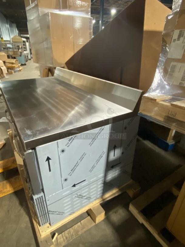 BRAND NEW! Continental Commercial Stainless Steel 2-1/2 Door 68" Extra-Deep Worktop Freezer! With Back Splash! Model: FA68NBS SN: 161C2349! 115V 1 Phase! - Image 6 of 11
