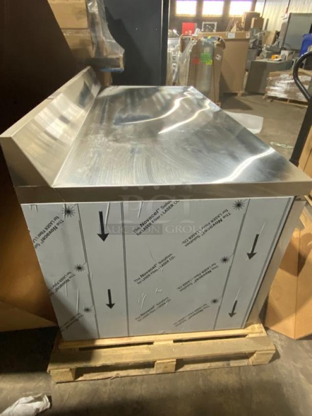 BRAND NEW! Continental Commercial Stainless Steel 2-1/2 Door 68" Extra-Deep Worktop Freezer! With Back Splash! Model: FA68NBS SN: 161C2349! 115V 1 Phase! - Image 7 of 11