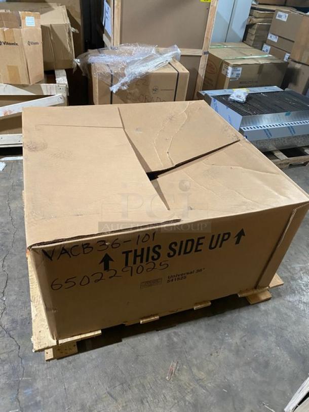 Brand new Vulcan Achiever Series countertop radiant char broiler, Model: VACB36-101, in box, SN: 650229025.