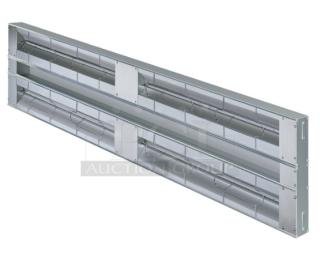 BRAND NEW! Hatco Glo-Ray Series Commercial Aluminum Electric Powered 60" Dual High Wattage Infrared Warmer! Model: GRAH-60D SN: 6204251943! 120V 1 Phase!