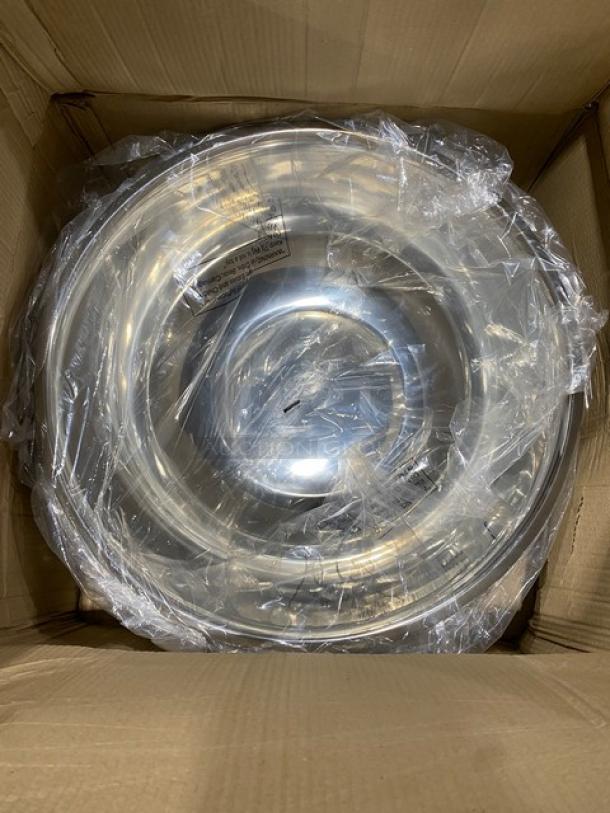BRAND NEW! MIXED PALLET! Winco Commercial Stainless Steel 30 Qt. Mixing Bowl! Model: MXB-3000Q! With Winco Commercial Stainless Steel Full-Size Spillage Pan! Model: C-WPP! With Update International Commercial Stainless Steel Countertop 6-Compartment Flatware Holder! Model: FCH-6! 26X Your Bid! - Image 4 of 6