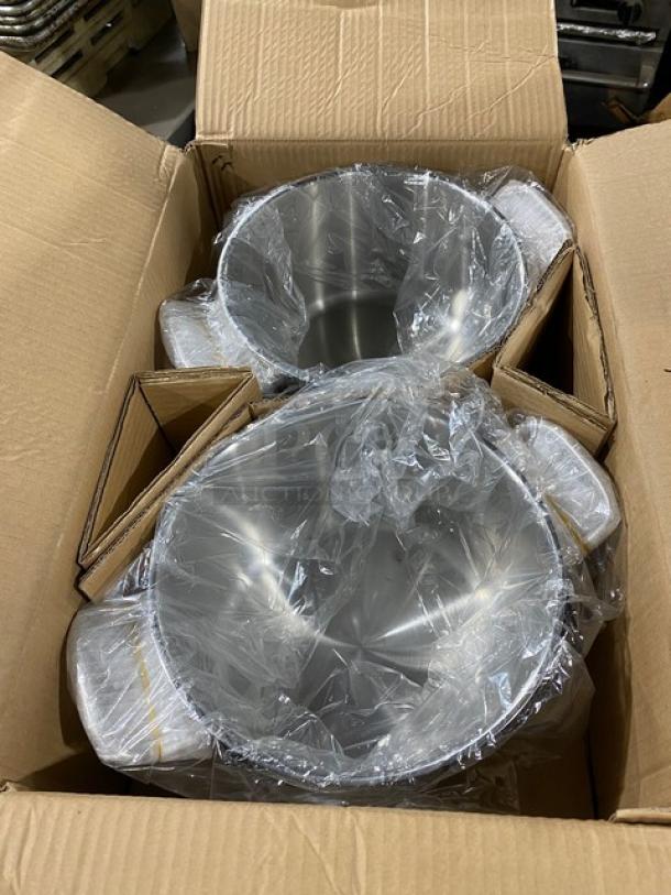 BRAND NEW! Vollrath Optio Series Commercial Stainless Steel 6-3/4 Qt. Sauce Pot! With Handled Low-Dome Cover! 2 Per Case! Model: 3902! ALL ONE MONEY! - Image 7 of 8