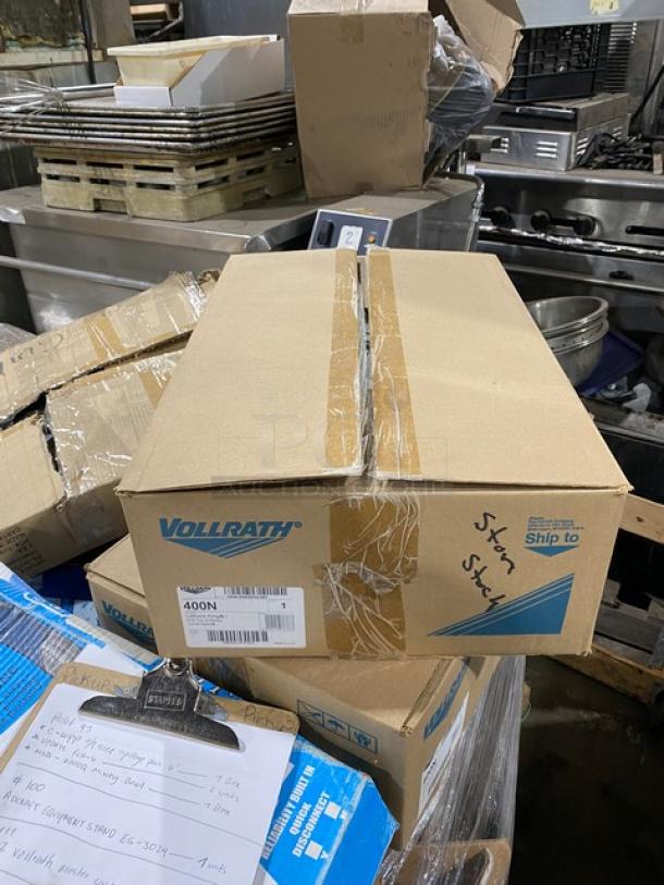 BRAND NEW! Vollrath Reco Series Commercial Cast Aluminum/Stainless Steel Manual Heavy Duty Lettuce King Vegetable Shredder/Slicer! With 3/16" Cut Blades & Extra-Wide Base! With Ergonomic Handle! Model: 400N! - Image 3 of 8