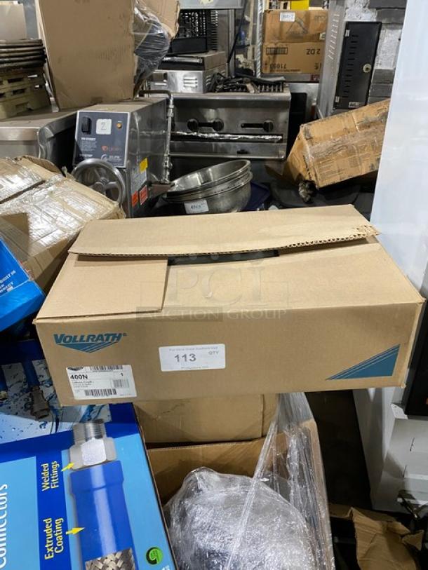 BRAND NEW! Vollrath Reco Series Commercial Cast Aluminum/Stainless Steel Manual Heavy Duty Lettuce King Vegetable Shredder/Slicer! With 3/16" Cut Blades & Extra-Wide Base! With Ergonomic Handle! Model: 400N! - Image 2 of 7