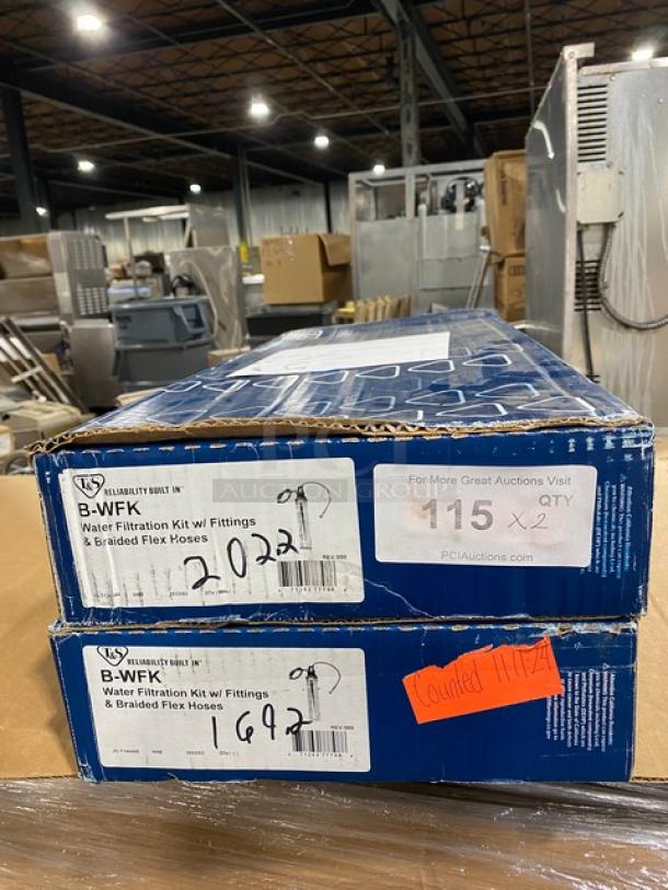 BRAND NEW! T&S Commercial Water Filtration Kit! With Fittings & Braided Flex Hose! Model: B-WFK! 2X Your Bid! - Image 2 of 7