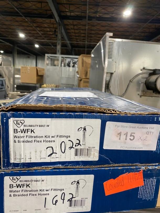 BRAND NEW! T&S Commercial Water Filtration Kit! With Fittings & Braided Flex Hose! Model: B-WFK! 2X Your Bid! - Image 6 of 7